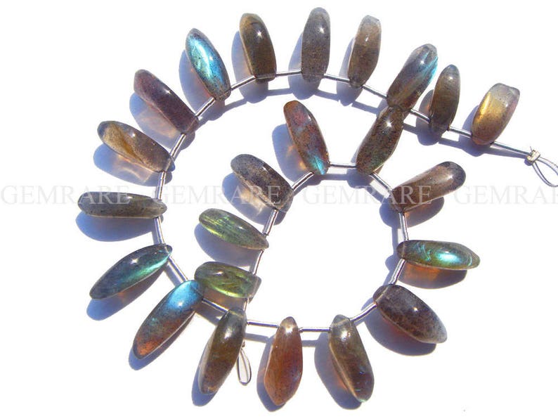 6x13 to 7x14.50 mm 22 pieces Semiprecious Gemstone Beads LAB-1062 Marquise Smooth Beads In Labradorite Beads 18 cm Quality A