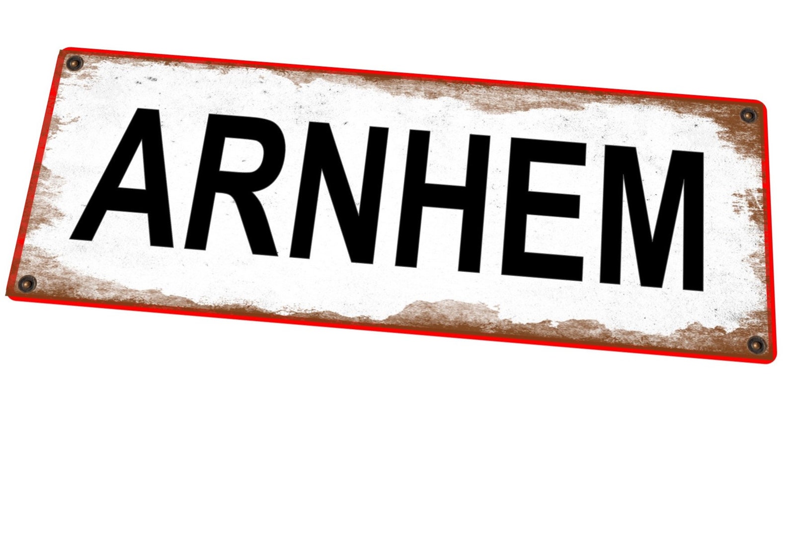 Arnhem Sign WW2 Reproduction Metal Sign Vintage Style WW2 Army Sign - Etsy