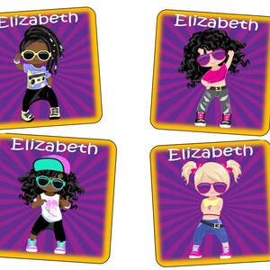 Children&#39;s Personalised Door Sign Personalised Nursery Door Sign Girls Door Sign, Boys Door Sign Hip Hop Design