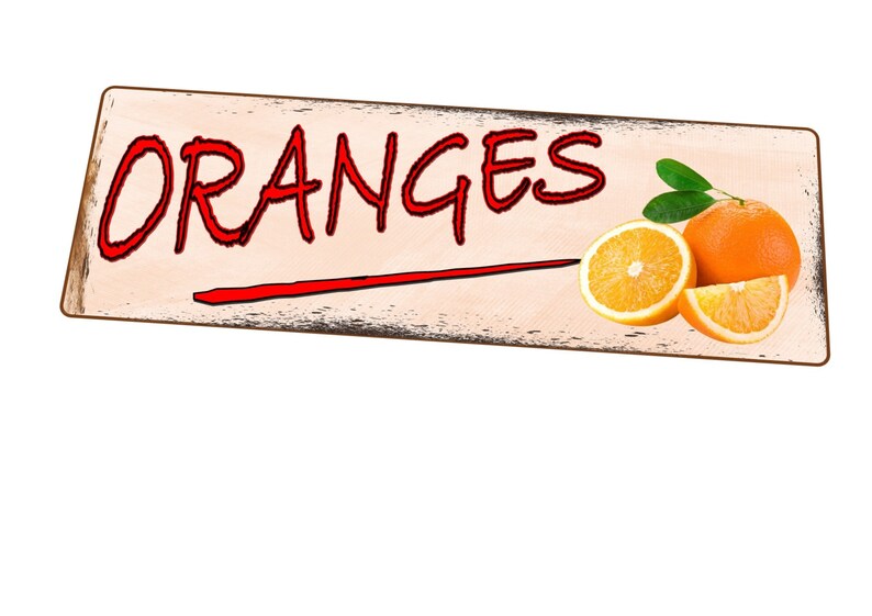 Fresh Fruit Sign Farmers Market Fruit Signs Strawberries, Apples, Plums ...
