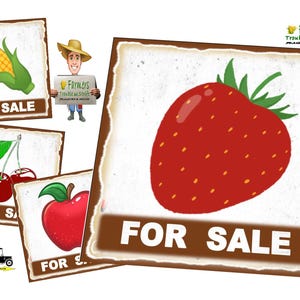 Vintage Style Farmyard produce sign, Fresh Fruit novelty metal Sign Wall plaque, Fruit and Veg kitchen sign, Farmers Market Sign