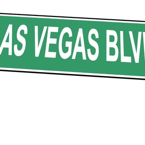Riproduzione del cartello di Las Vegas Boulevard, cartello stradale di Las Vegas, divertente novità