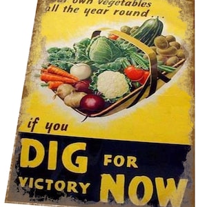 Retro WW2 Sign Vintage war sign Reproduction sign World War 2 1940s Vintage Sign