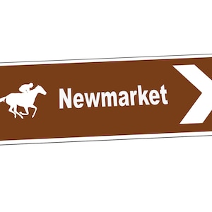 Horse Racing Sign Race Course Sign Aintree Newmarket Chepstow ...