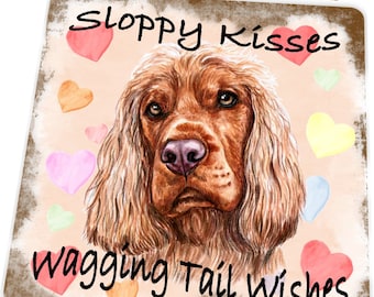 Targa In Metallo Personalizzata Per Cocker Spaniel Inglese | Regalo Per Amanti Dei Cani - 2