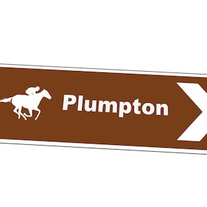Horse Racing Sign Race Course Sign Aintree Newmarket Chepstow ...