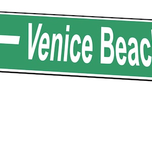 Venice Beach California riproduzione del cartello California Road Sign divertente novità cartello stradale