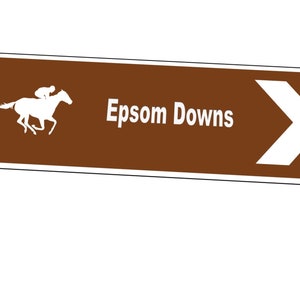 Horse Racing Sign Race Course Sign Aintree Newmarket Chepstow ...