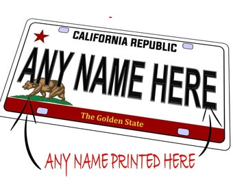 Personalisierte amerikanische Neuheit Nummernschild Personalisierte Nummernschild Personalisierte Geburtstagsgeschenk 15cm 29cm Neuheit Nummernschild
