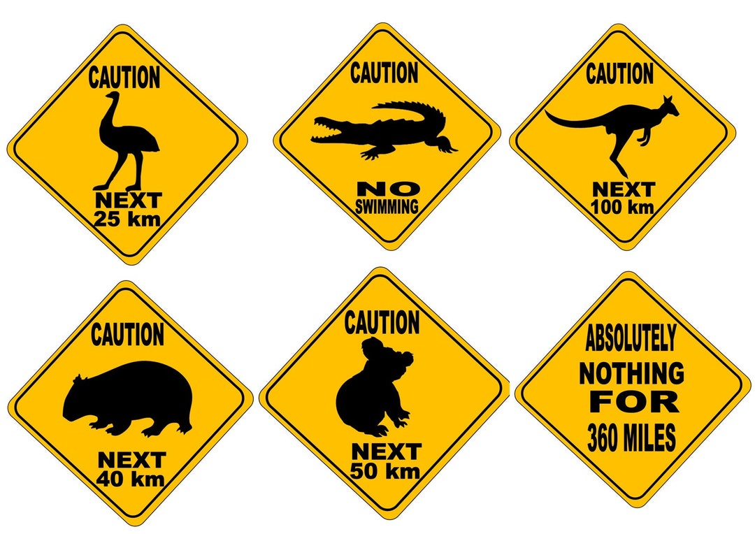 Australian Road Signs Fun Novelty - Il 1080xN.4084703833 Bcpf 