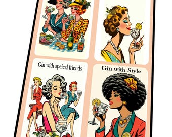 Retro Gin Bar Kitchen Pub Sign, Novelty Gin Retro Metal Sign, Gin and Tonic Bar Room Sign, Mancave, lady Den Barroom Metal Sign, Gin Advert
