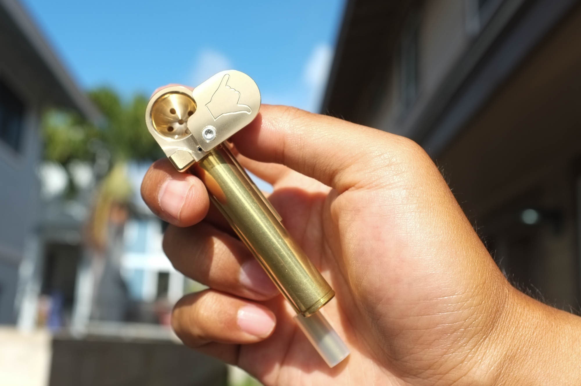 Brass Proto Pipe - Low Profile Version – SmokingCats - Discreet