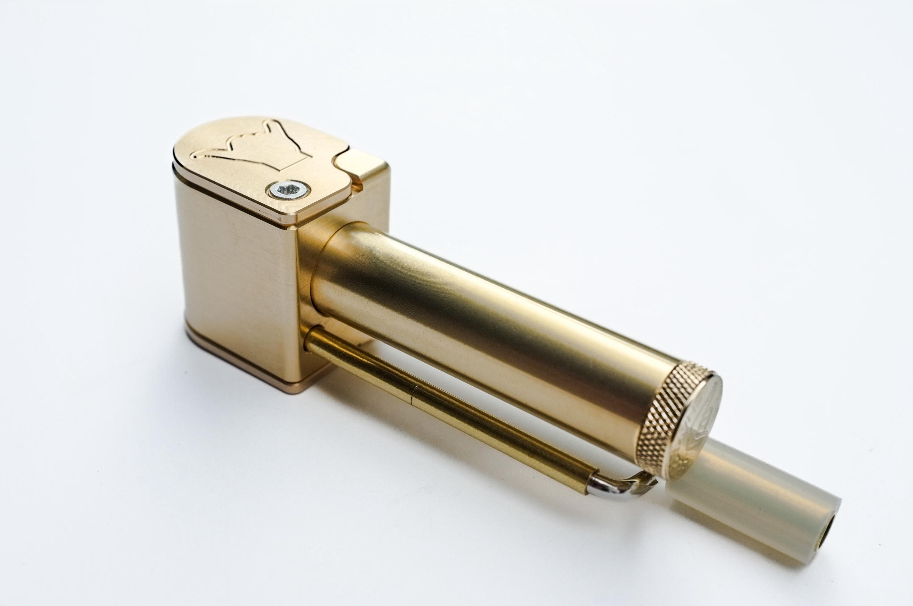 Pipa Alta Qualità JEN Pipa Da Tabacco In Ottone Massiccio - Alta - Foto 4