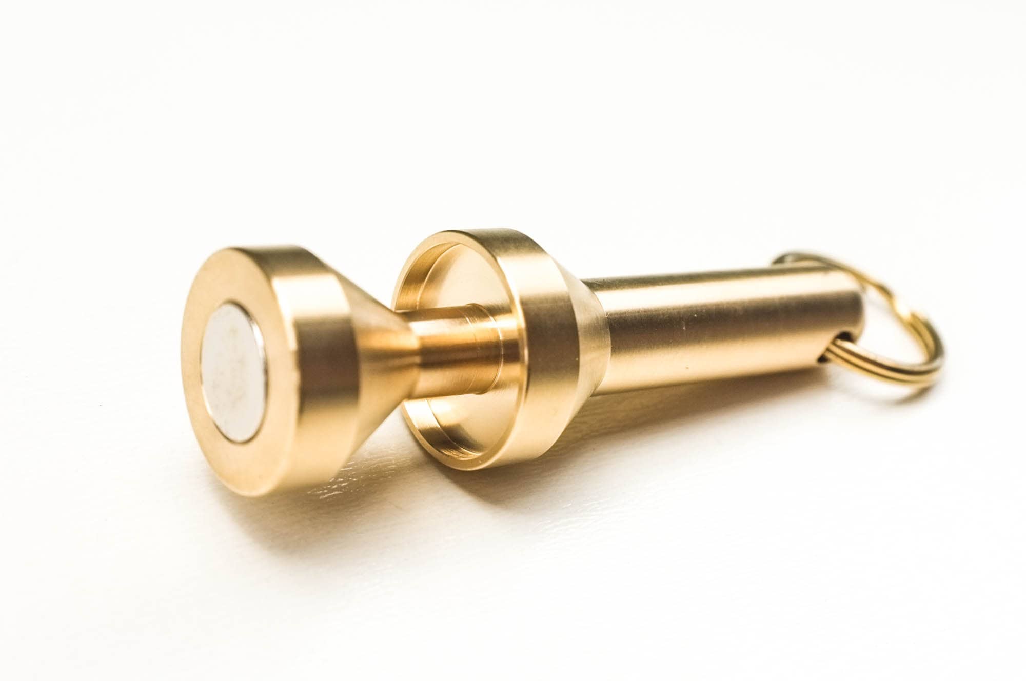 Aloha Punchbowl Rondo Mags Cap Catching Bottle Opener, Unique Design, CNC Machined Solid Brass, Great Gift, Made in Hawai'i Patent Pending