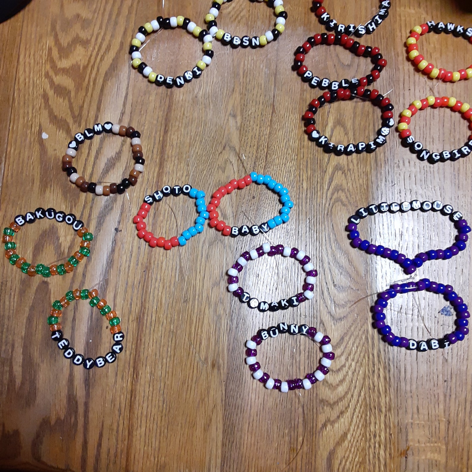 Bracelets de perles personnalisés Etsy