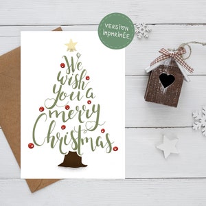 Biglietto di auguri - Buon Natale con busta, Biglietto di auguri con busta