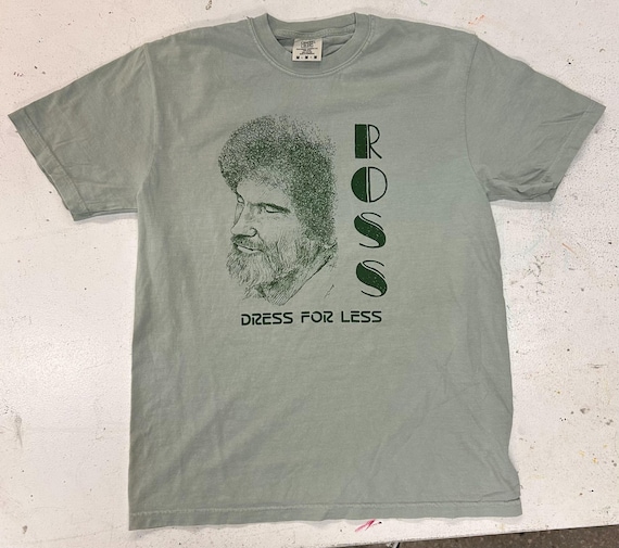 Bob Ross dress for Less Shirt - Etsy Israel