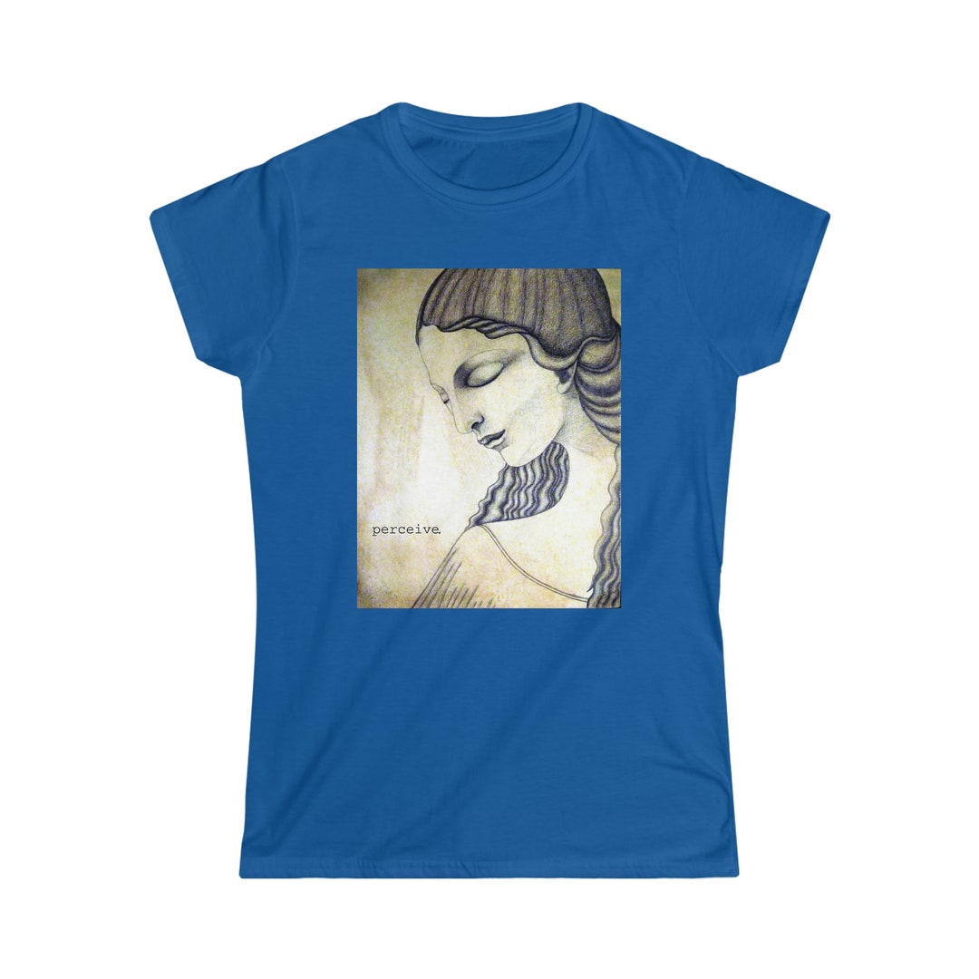 Soft Unique Womens Soft Unique Perceive Art Tee Art Tshirt Drawing - Etsy