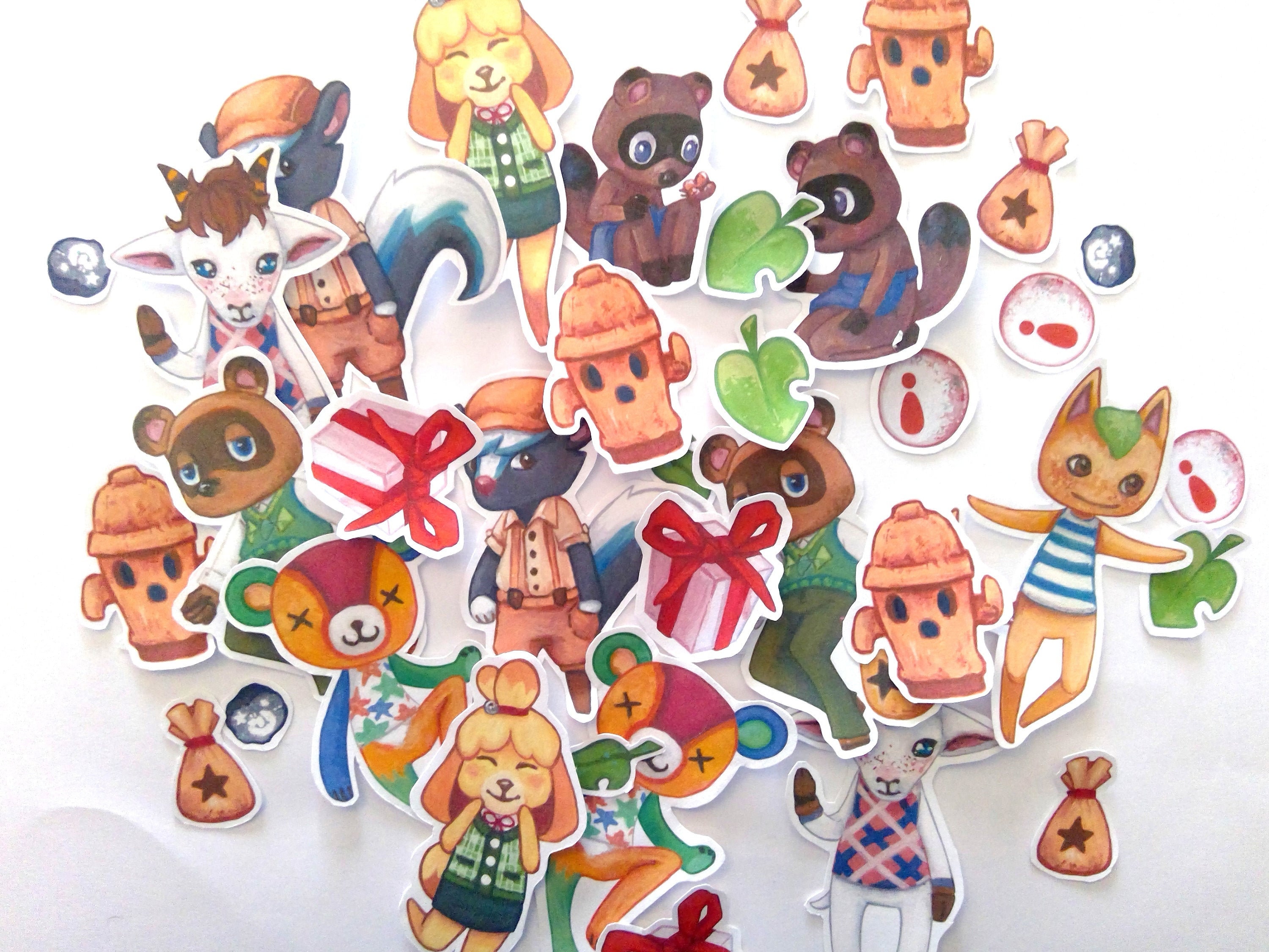 26 Piece Animal Crossing Paper Planner Stickers Journals Etsy