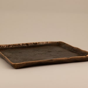 Handmade Cast Bronze Tray Inspired by Wabi-Sabi - Trinket Tray