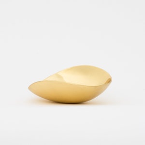 Polished Brass Shallow Bowl