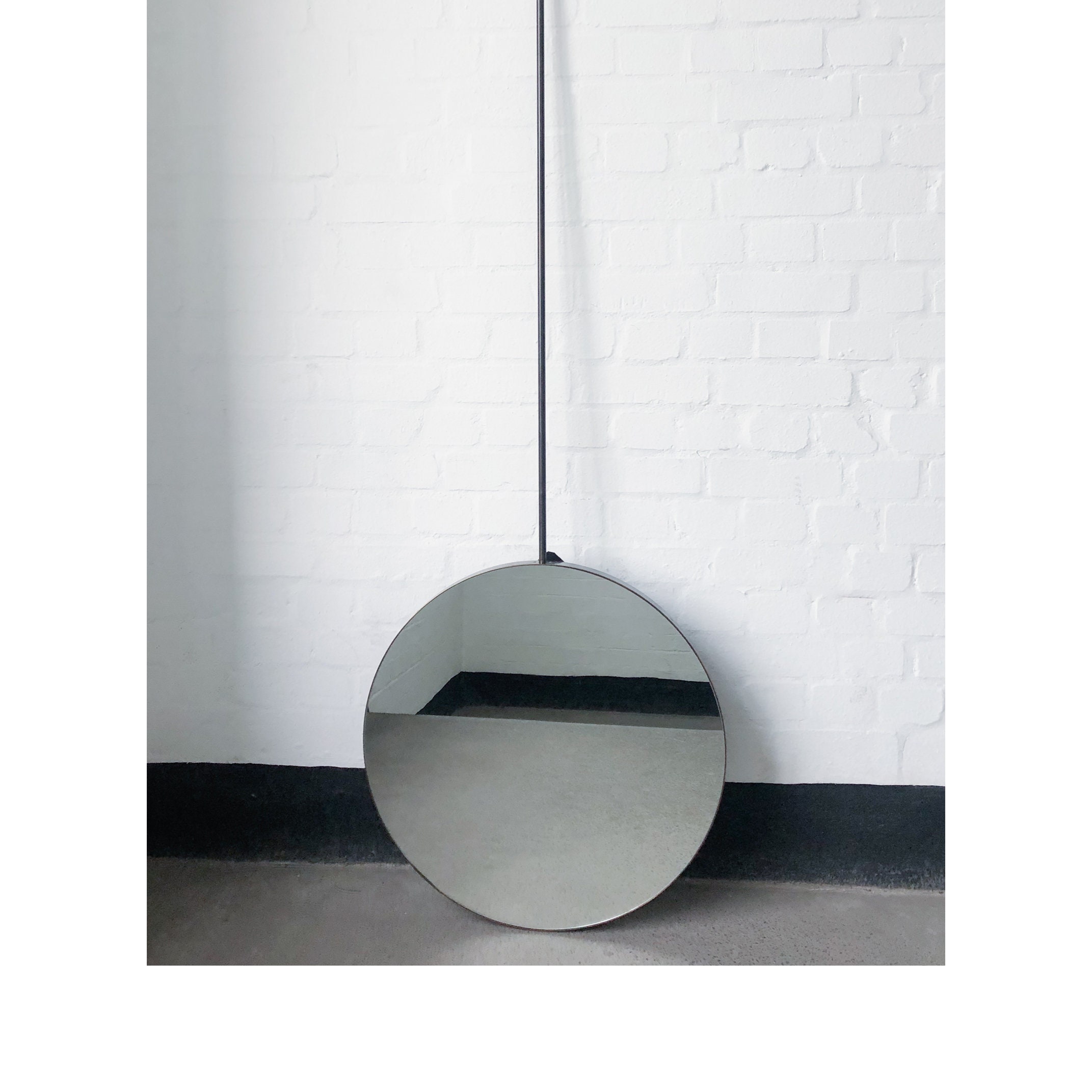 Orbis™ Ceiling Suspended Hanging Round Handcrafted Mirror With Etsy