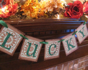 Lucky, St. Patrick's Day Banner
