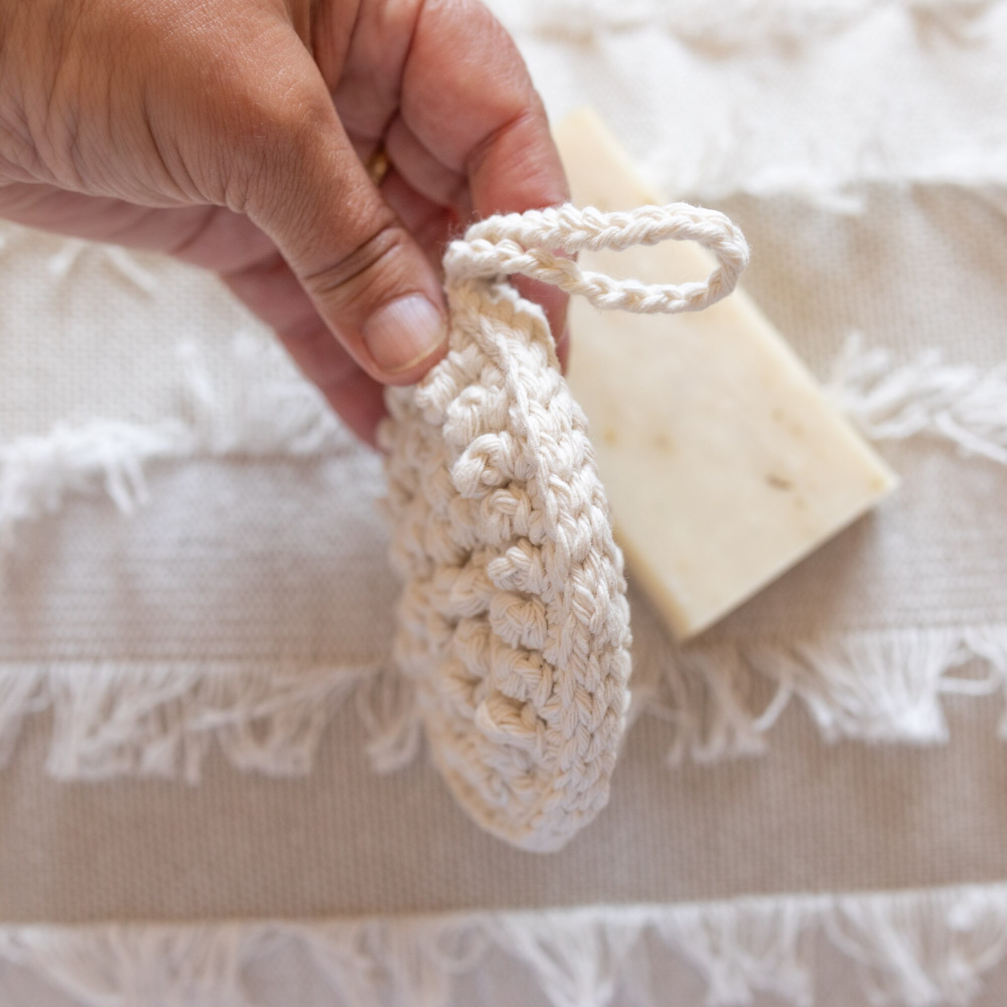 Loofah washcloth body cloth washer cotton eco friendly Etsy