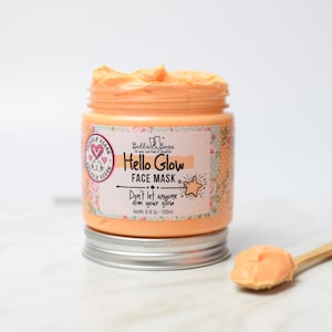 Hello Glow Face Mask, Vegan, Food safe colors, Safe for all skin types, Spa party fun, Face mask for kids