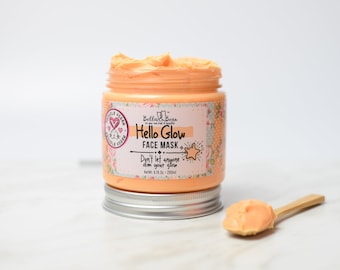 Hello Glow Gesichtsmaske: Vegane, hautaufhellende Maske