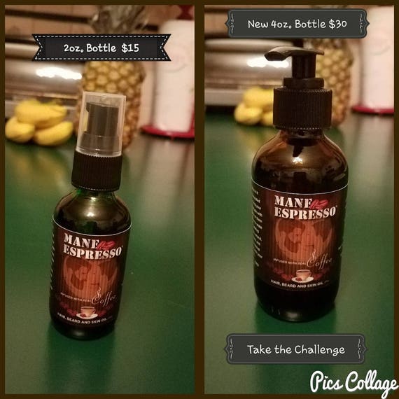 Mane Espresso Hair Beard And Skin Oil Etsy