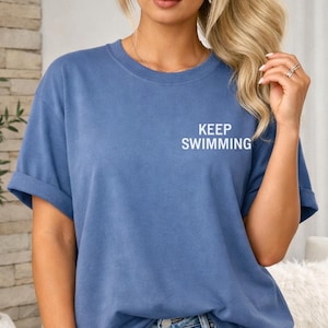 Keep Swimming K-Pop Swim T-shirt | Gifts for ARMY Music Fan