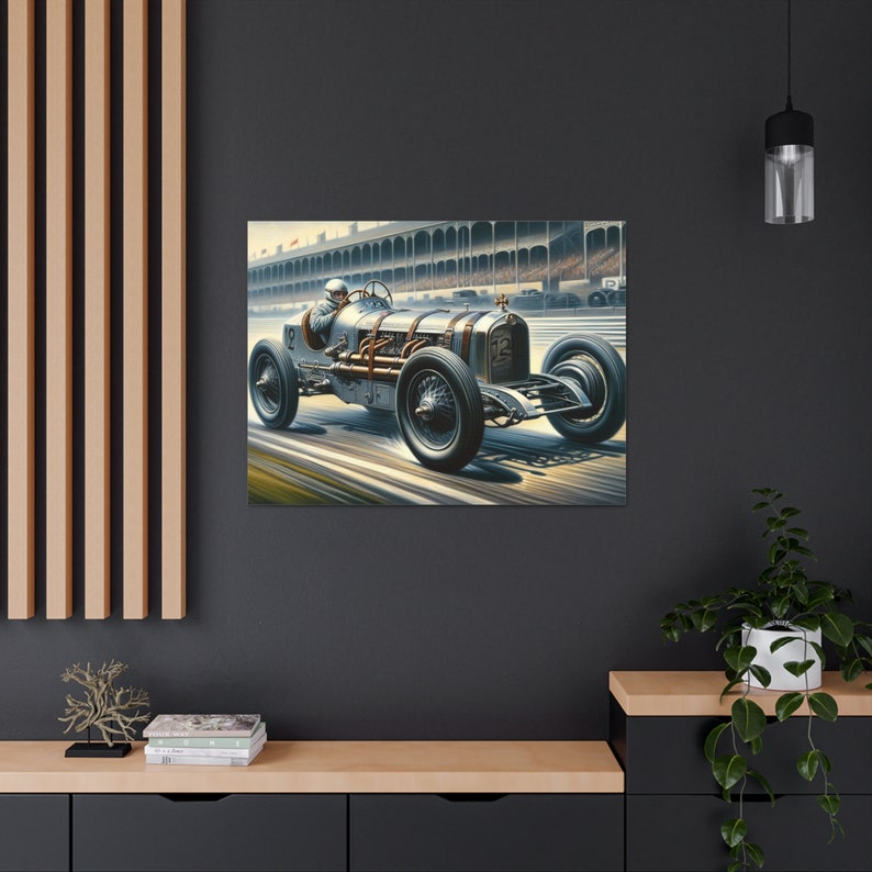 Roaring Twenties the Vintage Racing Car's Legacy Canvas Print - Etsy