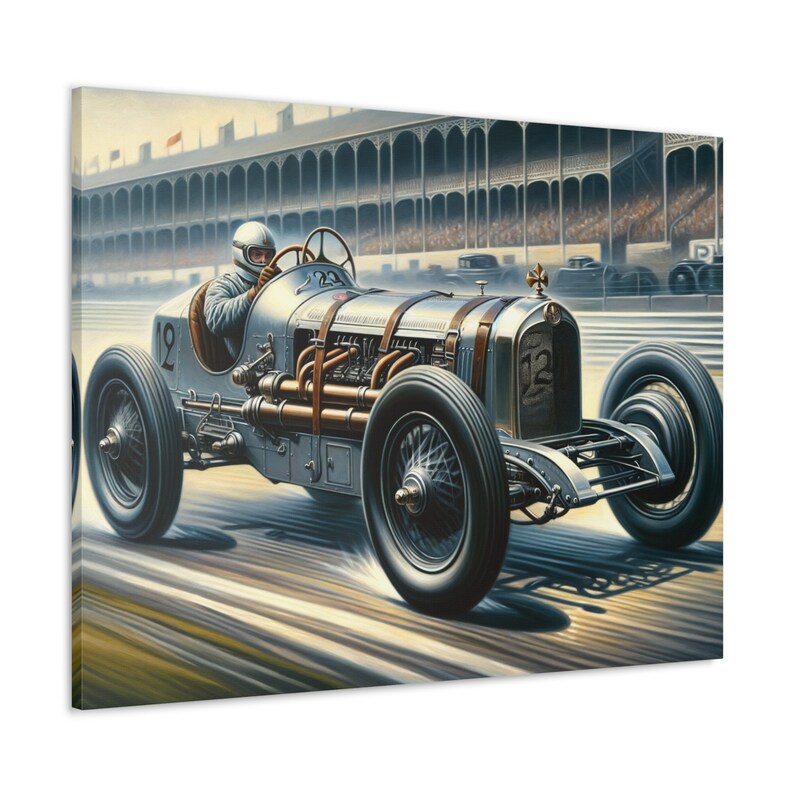 Roaring Twenties the Vintage Racing Car's Legacy Canvas Print - Etsy