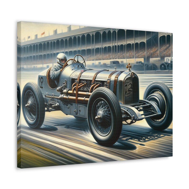 Roaring Twenties the Vintage Racing Car's Legacy Canvas Print - Etsy