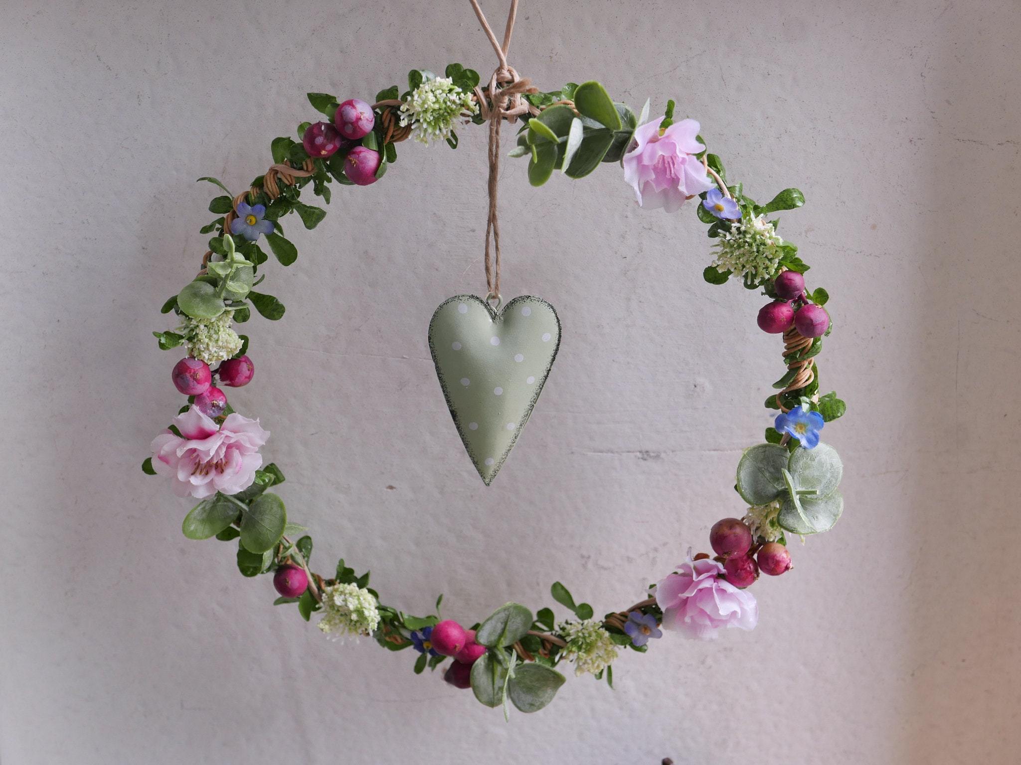 Kranz mit Herz 22Ø | Etsy