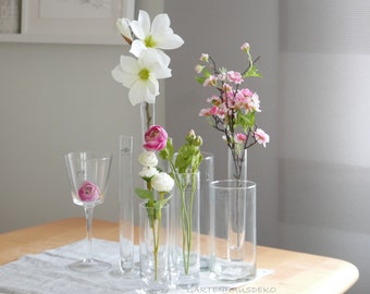 Blumenvasen Glas verschiedene