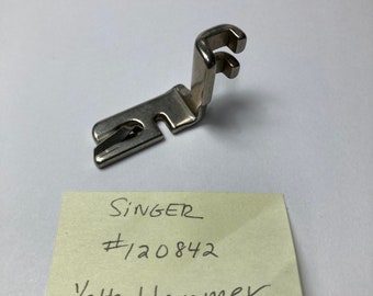 Vintage Singer Low Shank Hemmer Foot – 1/8 inch #120842