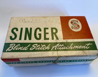 Vintage Singer Sewing Machines: #160616 Low Shank Blind Stitch Attachment COMPLETE