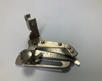 Vintage Singer Adjustable Hemmer Foot, Low Shank Sewing Machine Part #35931