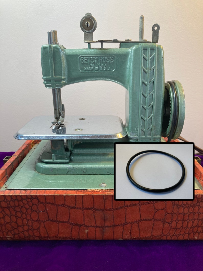 BELT for Vintage Toy Sewing Machines Electric Betsy Ross Children's Sewing Machine 9 1/2 Belt Free Shipping image 1