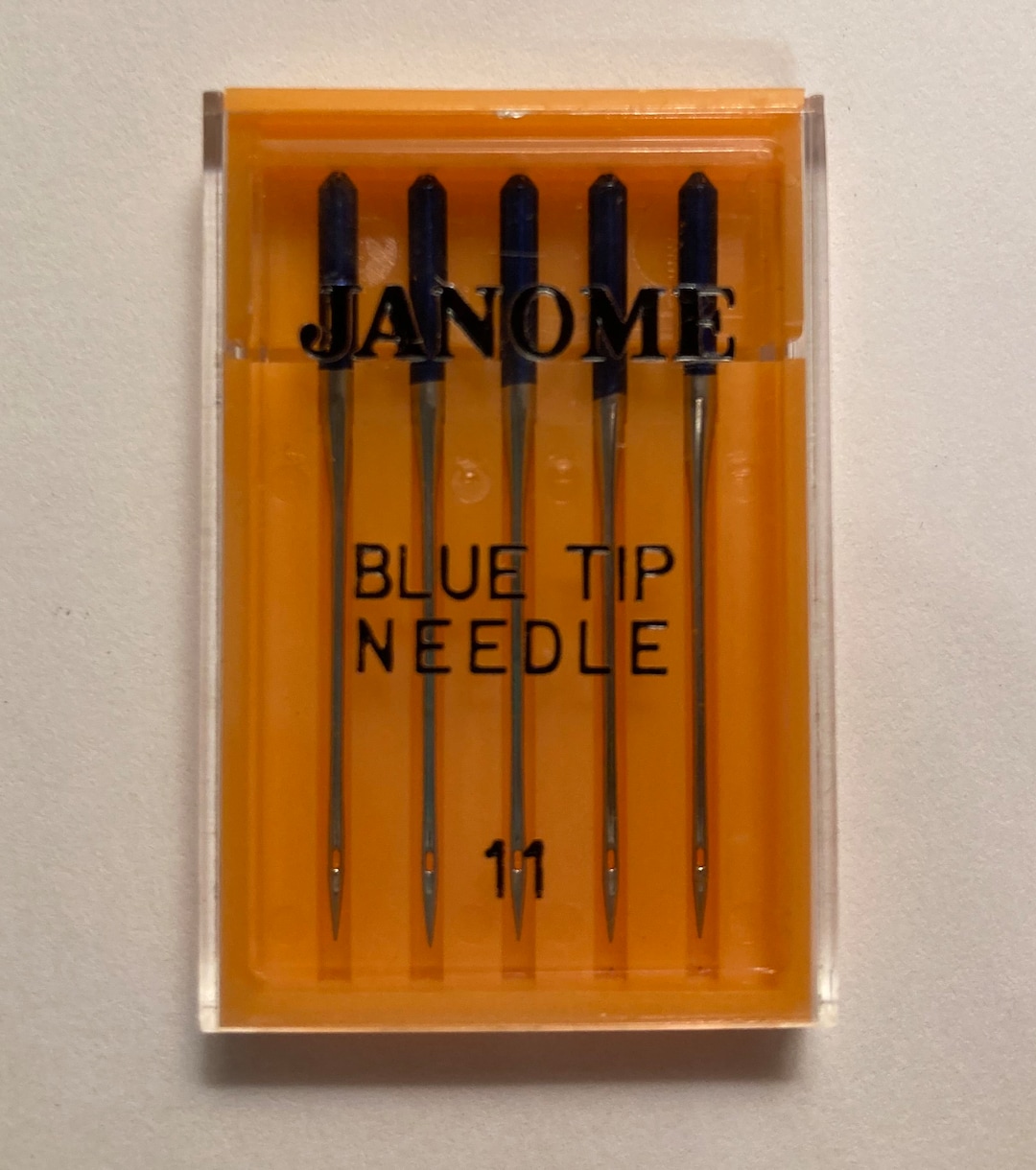 JANOME Blue Tip Sewing Machine Needles Size 11, New Old Stock Free Shipping Etsy