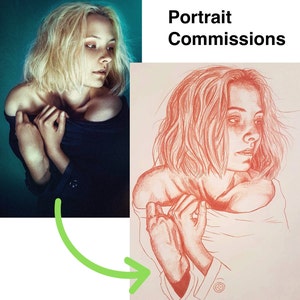 Custom A4 Portrait Art Commission from Your Photo - Any Subject, Any Colour, Mounted Custom Pencil Art Gift