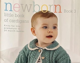 King Cole Knitting Book Newborn - Little Book of Cardigans - Baby - Infant