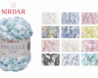 Sirdar Snuggly Sweetie 200g Wool - Knitting Yarn pom-poms Polyester super Soft