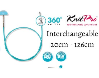 KnitPro The Mindful Collection:  360 Swivel Cable Interchangeable Circular