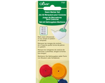 Clover Seam Marker Set - Sewing - Needlework - Haberdashery - 4pk - CL7707
