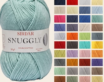 Sirdar Snuggly Double Knitting 50 g Fil doux bébé laine à tricoter au crochet