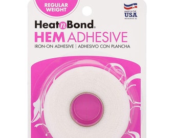 Heat and Bond - Fer sur adhésif 9,5 mm x 9,1 m Ourlet de poids régulier - 3722