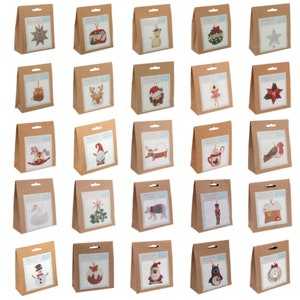 Trimits Xmas Felt Craft Kits Weihnachtsdekoration Anfänger Strumpffüller DIY